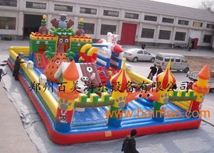 卡通小屋大型充氣城堡與兒童滑梯城堡 價格、生產廠家及選購指南